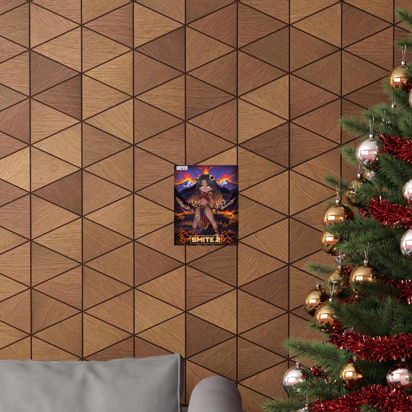 🔥 Chibi Pele Poster - Smite 2 🔥
