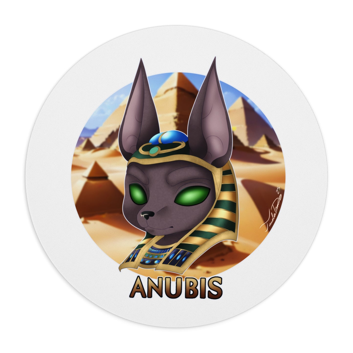 π Chibi Anubis Mouse Pad - smite 2