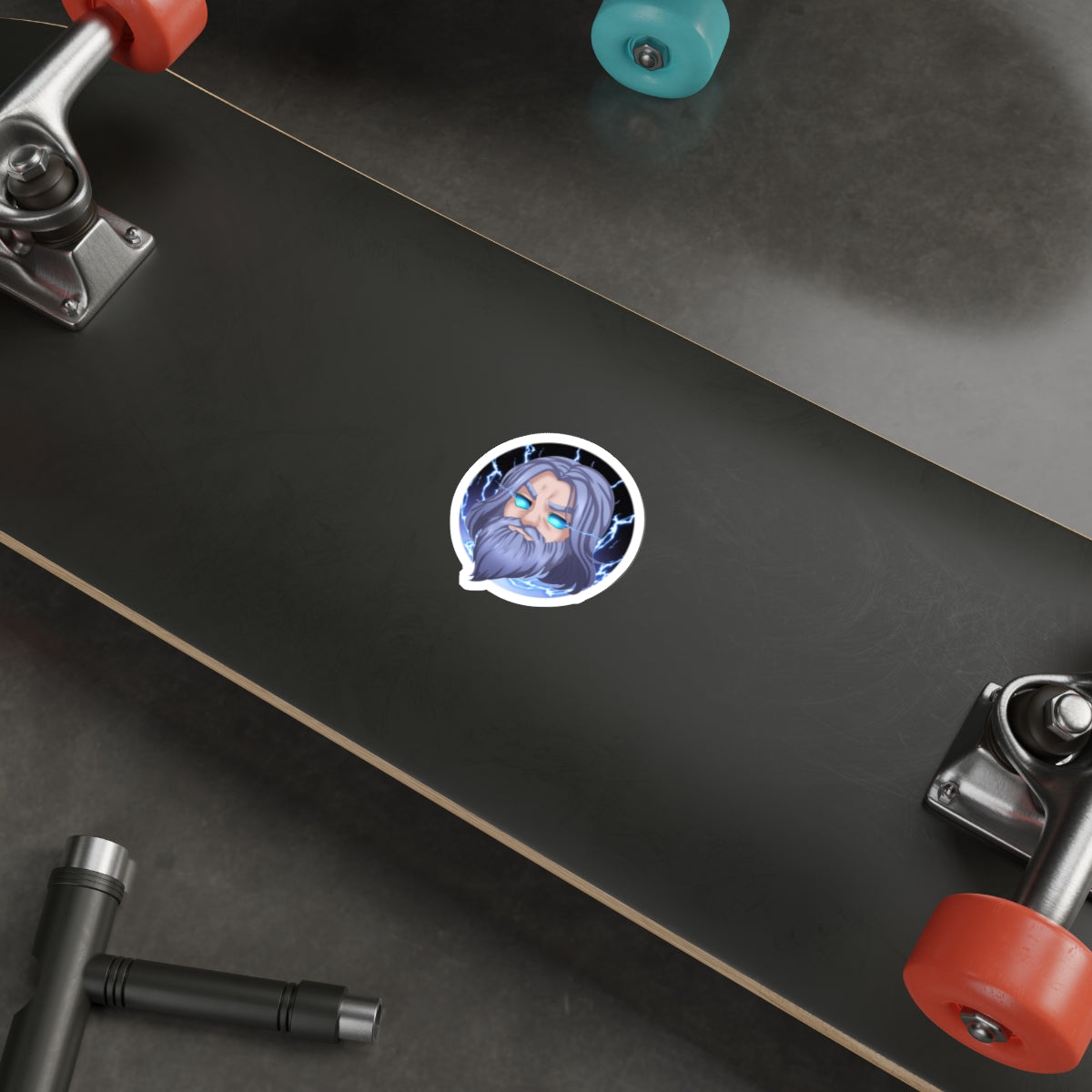 ⚡ Chibi Zeus Sticker – SMITE 2 ⚡
