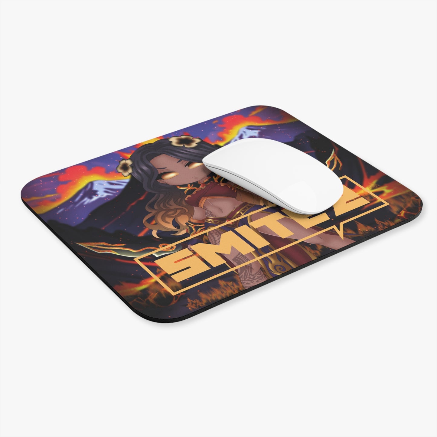 🔥 Chibi Pele Mousepad – Smite 2 🔥