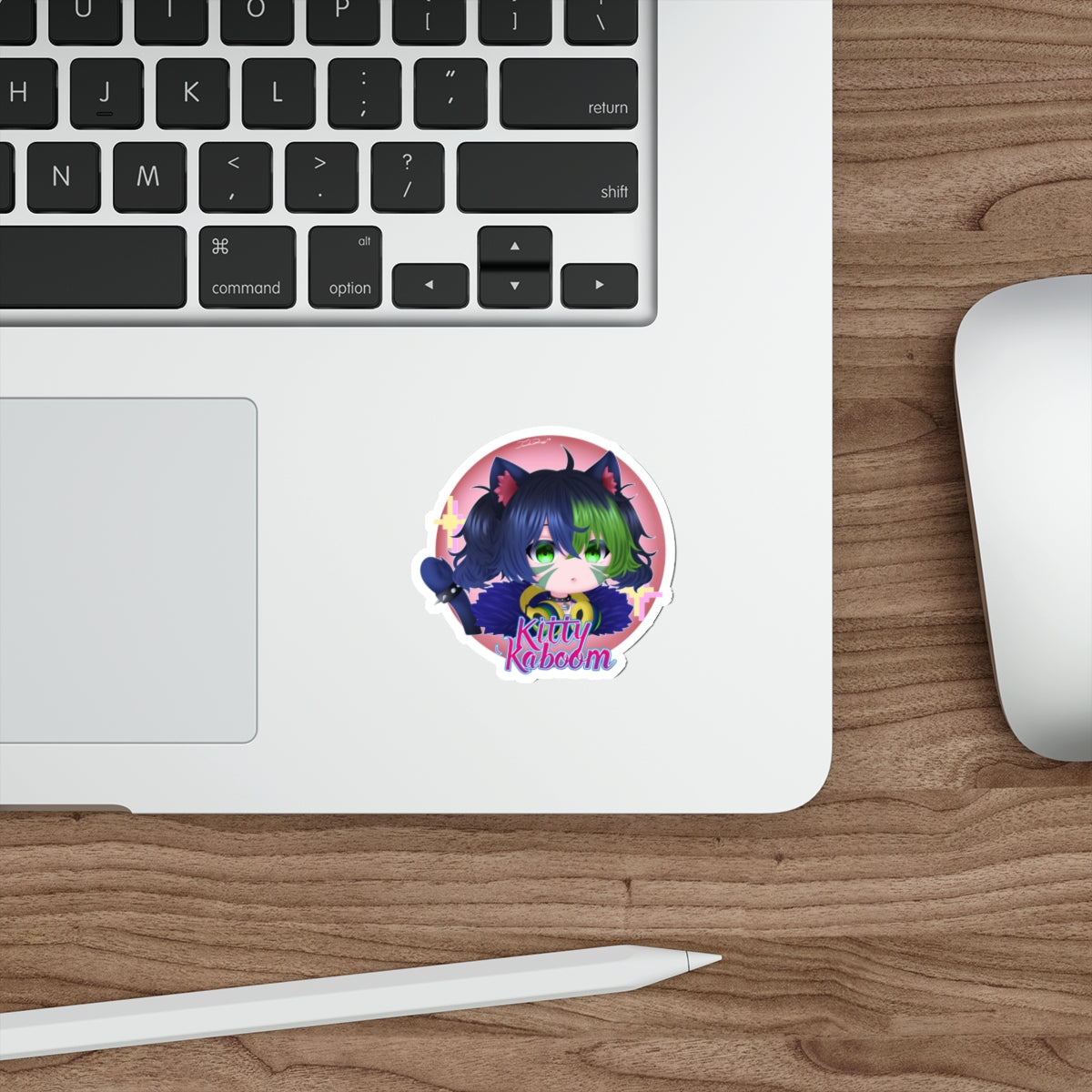 🐾 Chibi Kitty Kaboom Serqet Sticker – Smite 🧨