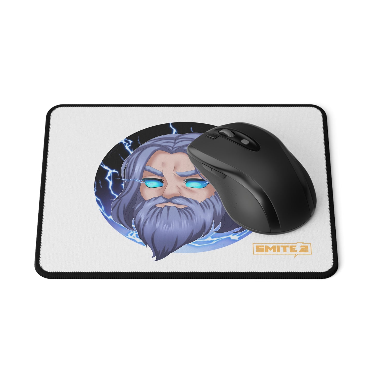 ⚡ Chibi Zeus Mousepad – SMITE 2⚡
