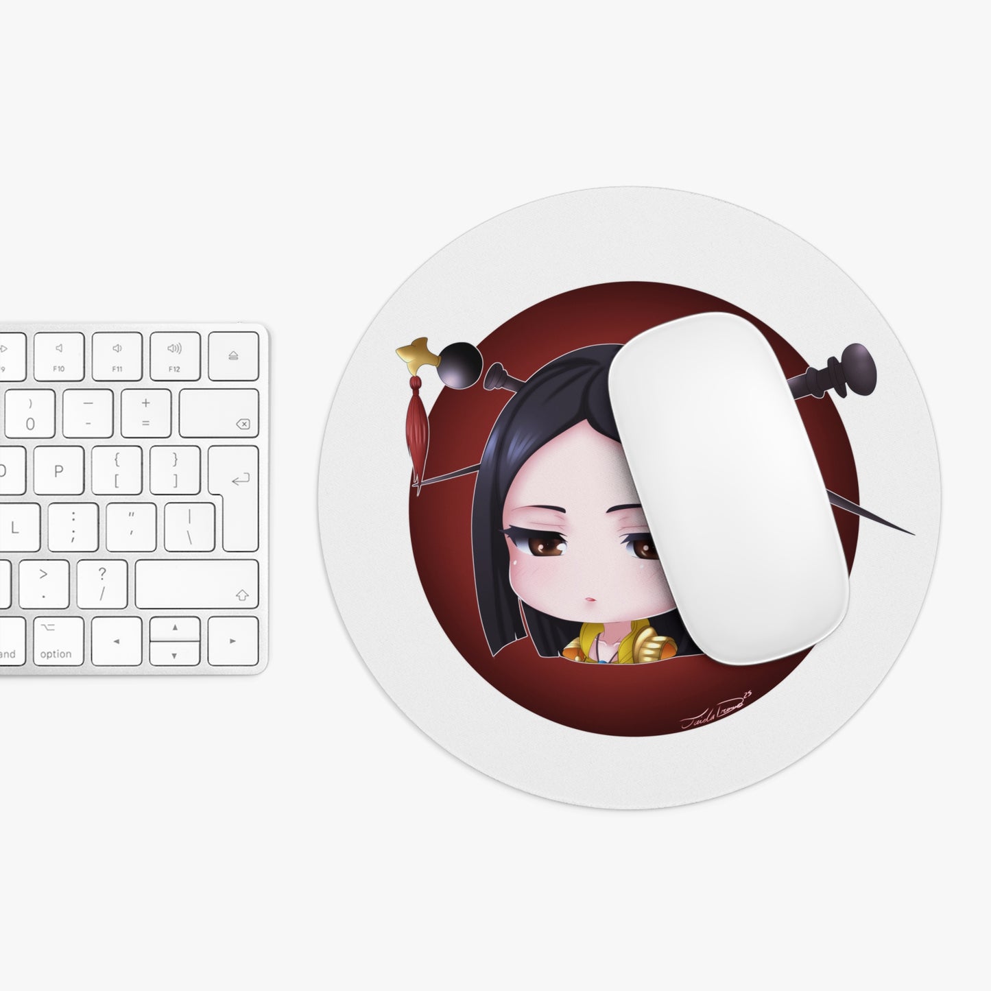 : ๐ธ Chibi Amaterasu Mouse Pad โ Smite 2 ๐ธ