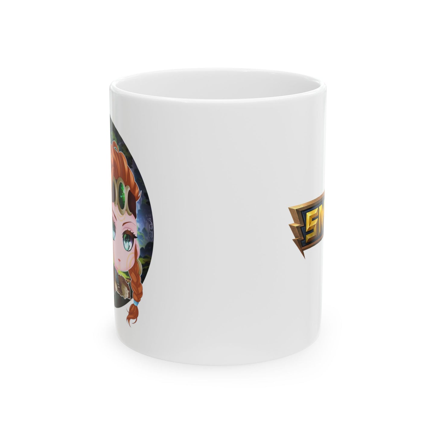 🧸 Chibi Artio Mug – SMITE 🧸