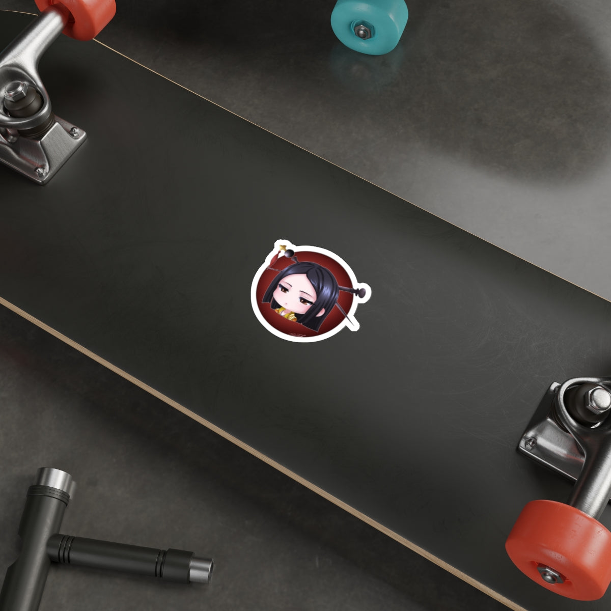 🌞 Chibi Amaterasu Sticker – SMITE 2 ✨