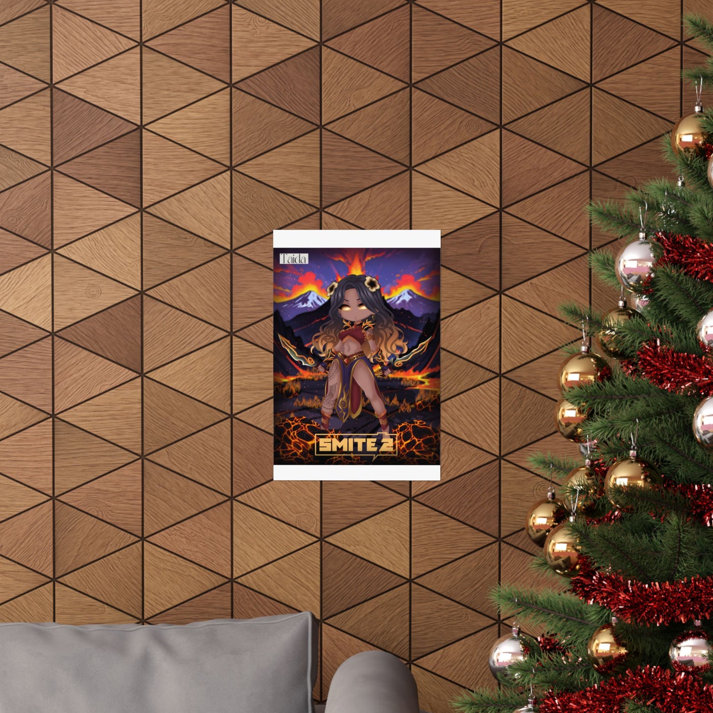 🔥 Chibi Pele Poster - Smite 2 🔥