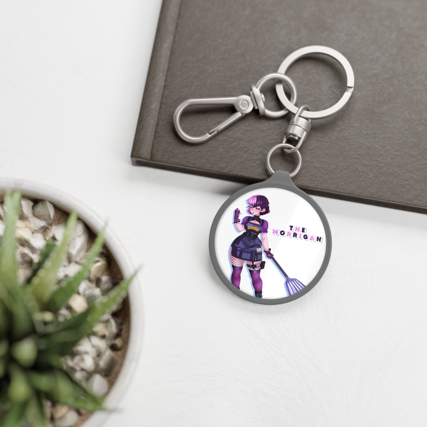 π€ Goth Gourmet The Morrigan Key Ring - SMITE 2 πͺ