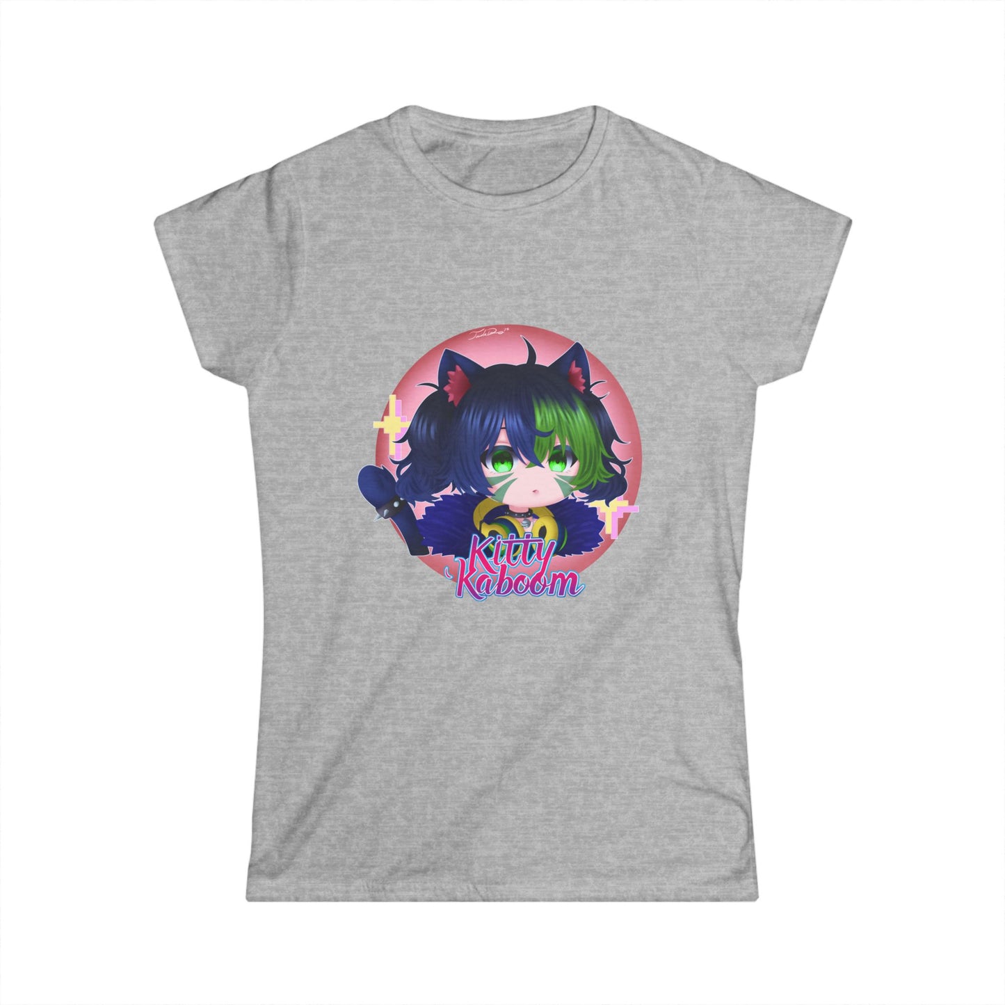 π₯ Kitty Kaboom Serqet Chibi Tee β Women's Soft Style - SMITE 1π₯
