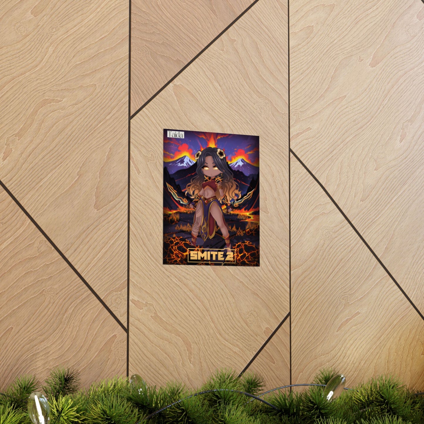 🔥 Chibi Pele Poster - Smite 2 🔥