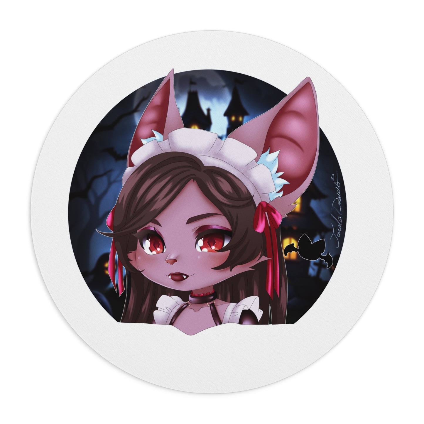 Chibi Midnight Maid Hecate Mousepad – Smite 2
