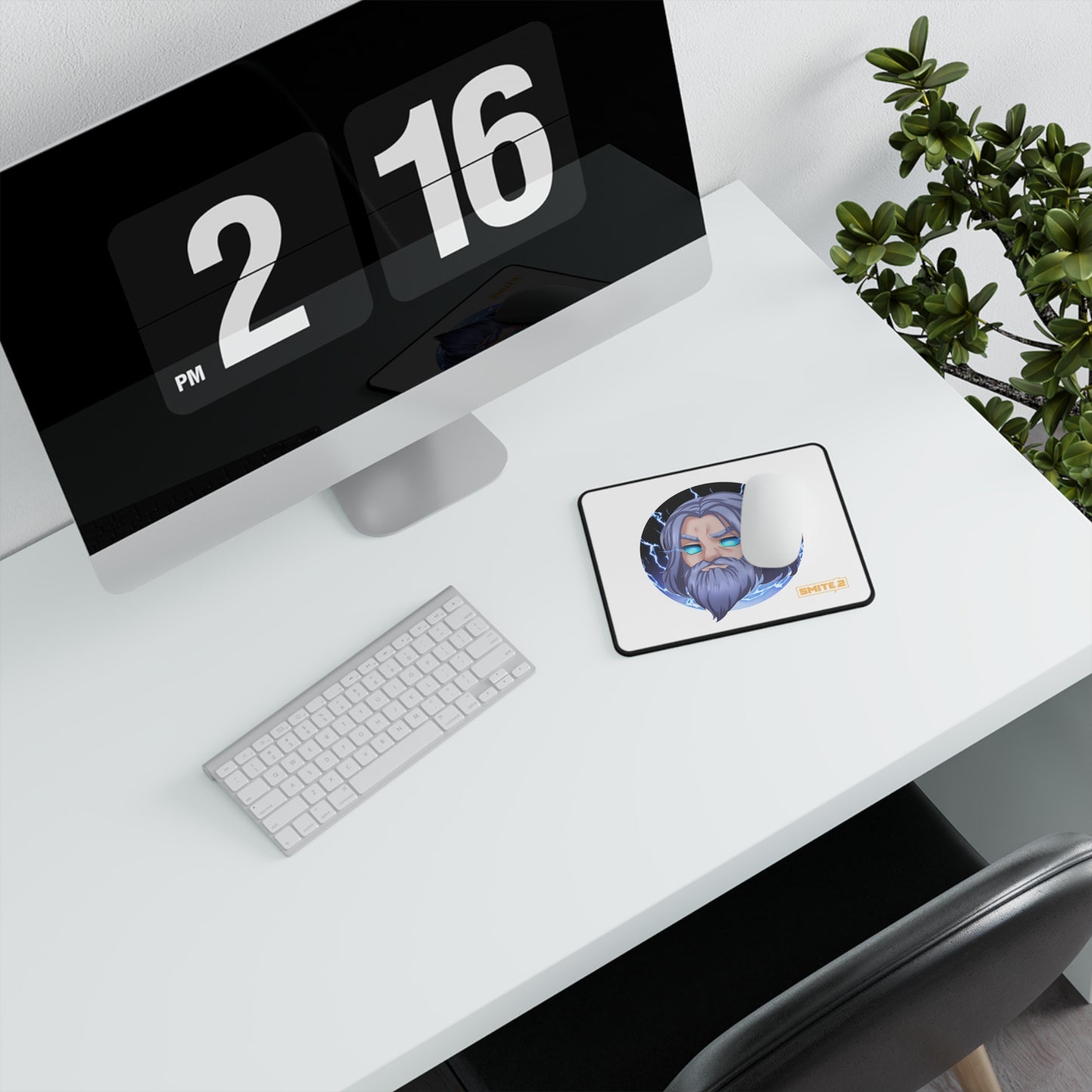 ⚡ Chibi Zeus Mousepad – SMITE 2⚡