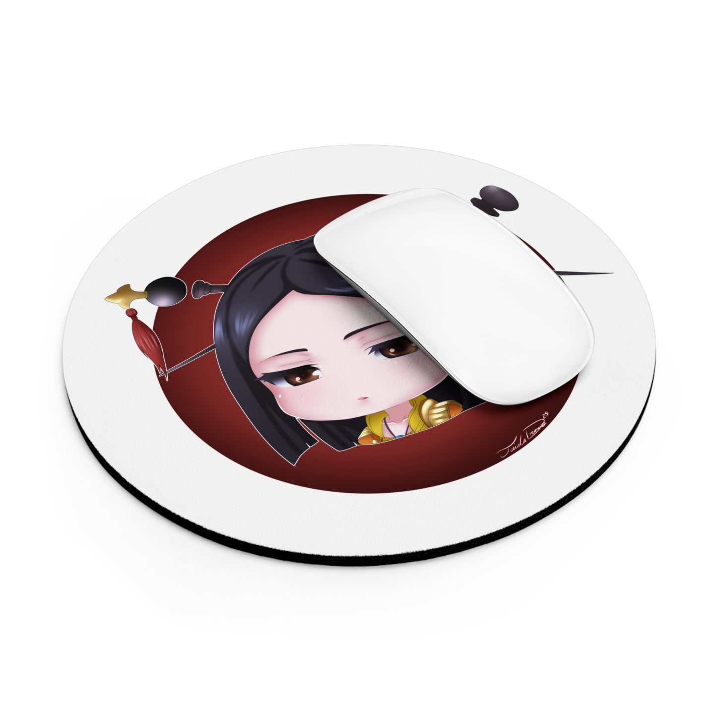 : ๐ธ Chibi Amaterasu Mouse Pad โ Smite 2 ๐ธ
