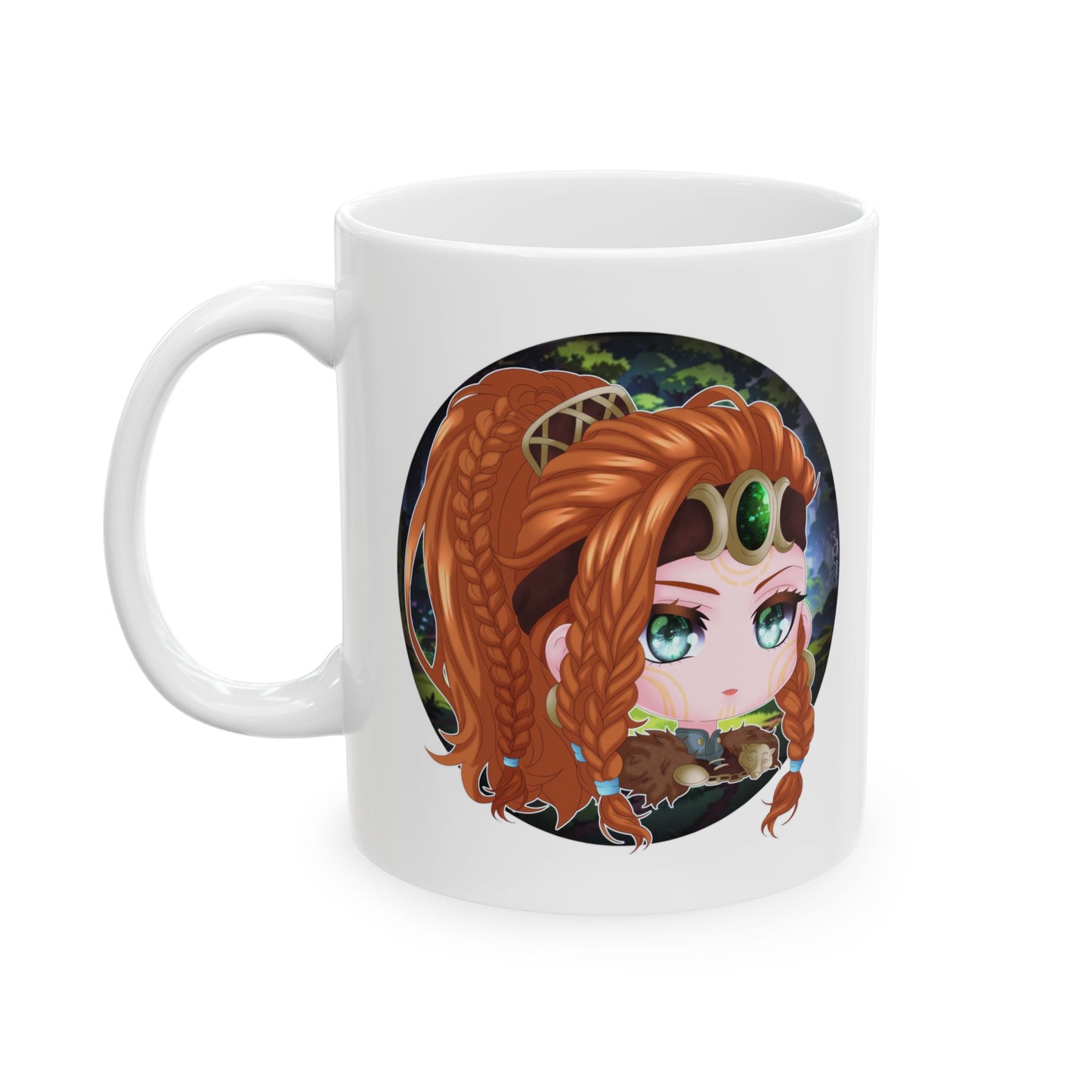🧸 Chibi Artio Mug – SMITE 🧸