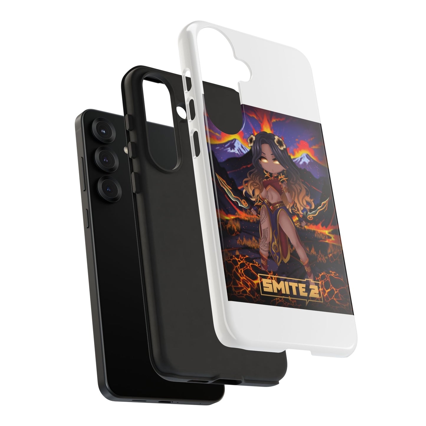 🌋🔥 Chibi Pele Samsung Phone Case – Smite 2