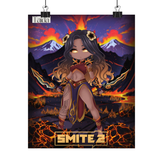 🔥 Chibi Pele Poster - Smite 2  🔥