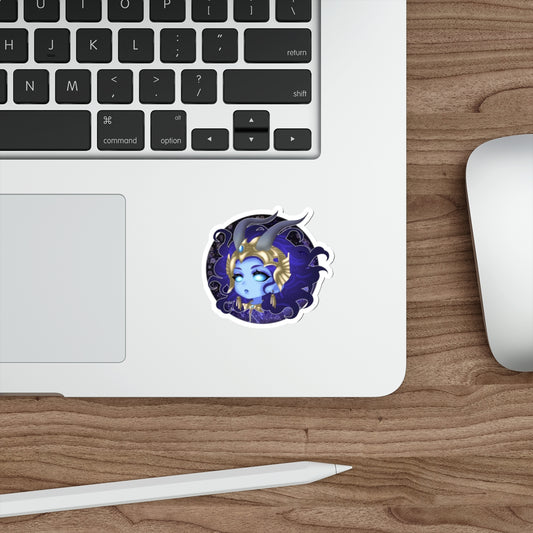 🌌 Chibi Nut Sticker – SMITE 🌌