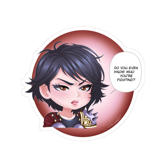 Smite 2 - Chibi Bellona Sticker – Cute. Fierce. Unstoppable.