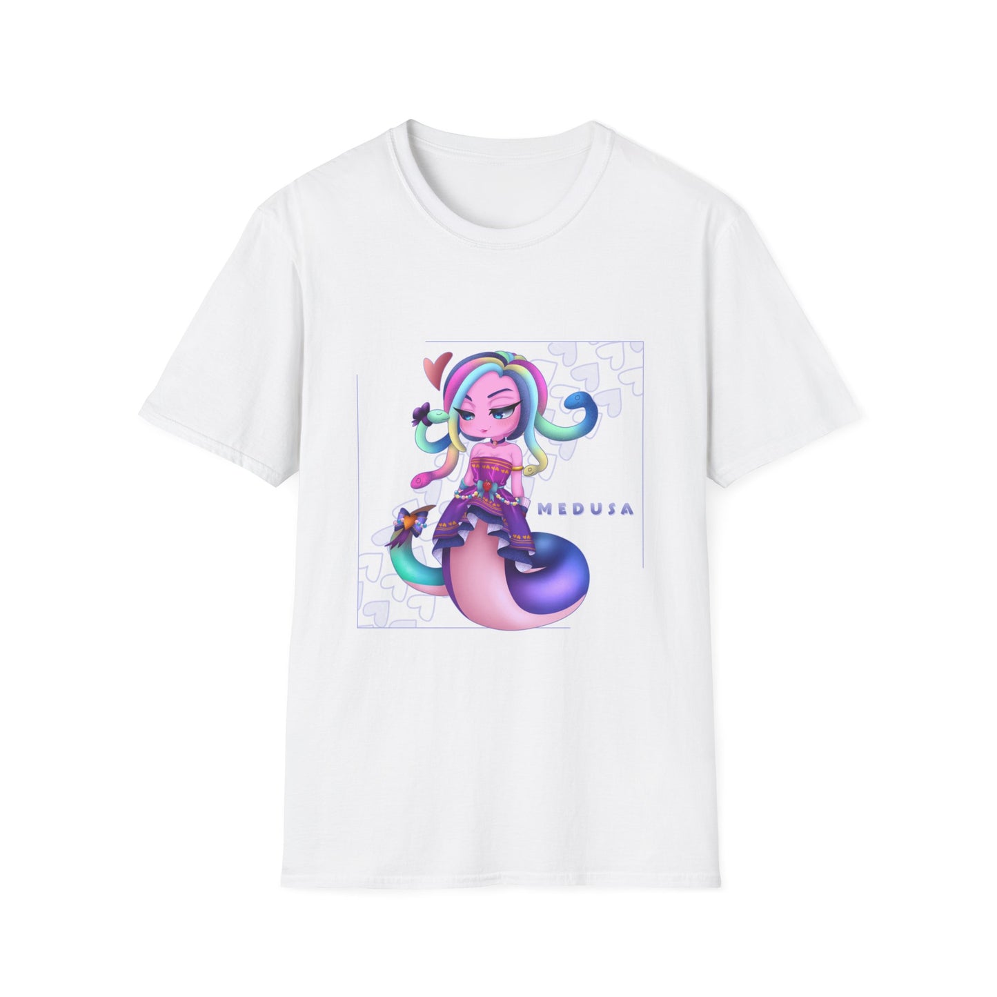 ✨Unisex Chibi Gummy Worm Medusa T-Shirt- SMITE ✨