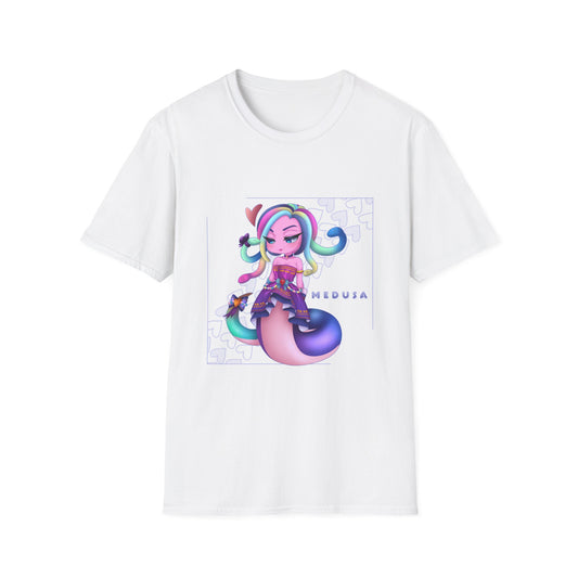 ✨Unisex Chibi Gummy Worm Medusa T-Shirt- SMITE ✨