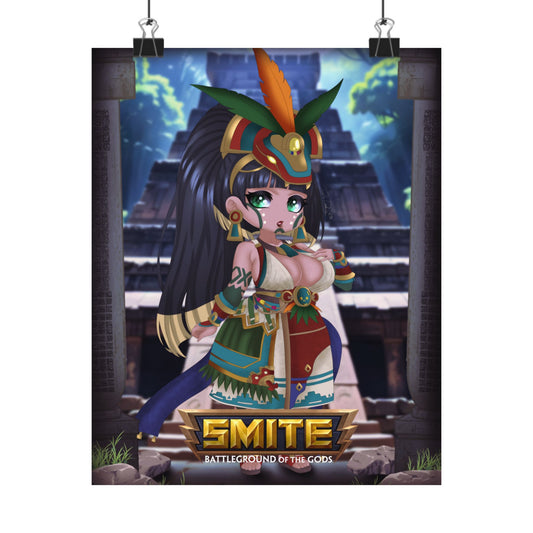 🌙 Chibi Ix Chel Poster – SMITE🌙