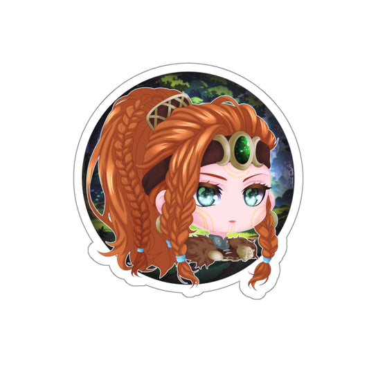 🌿 Chibi Artio Sticker – Smite 🐻
