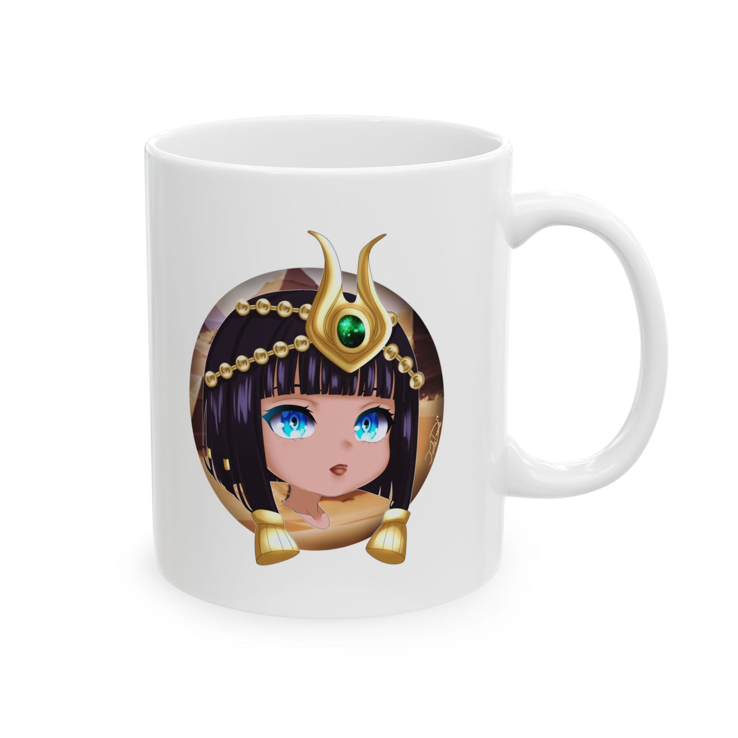 Smite 2 - Chibi Neith Coffee Mug – Sip Like a Weaver of Fate