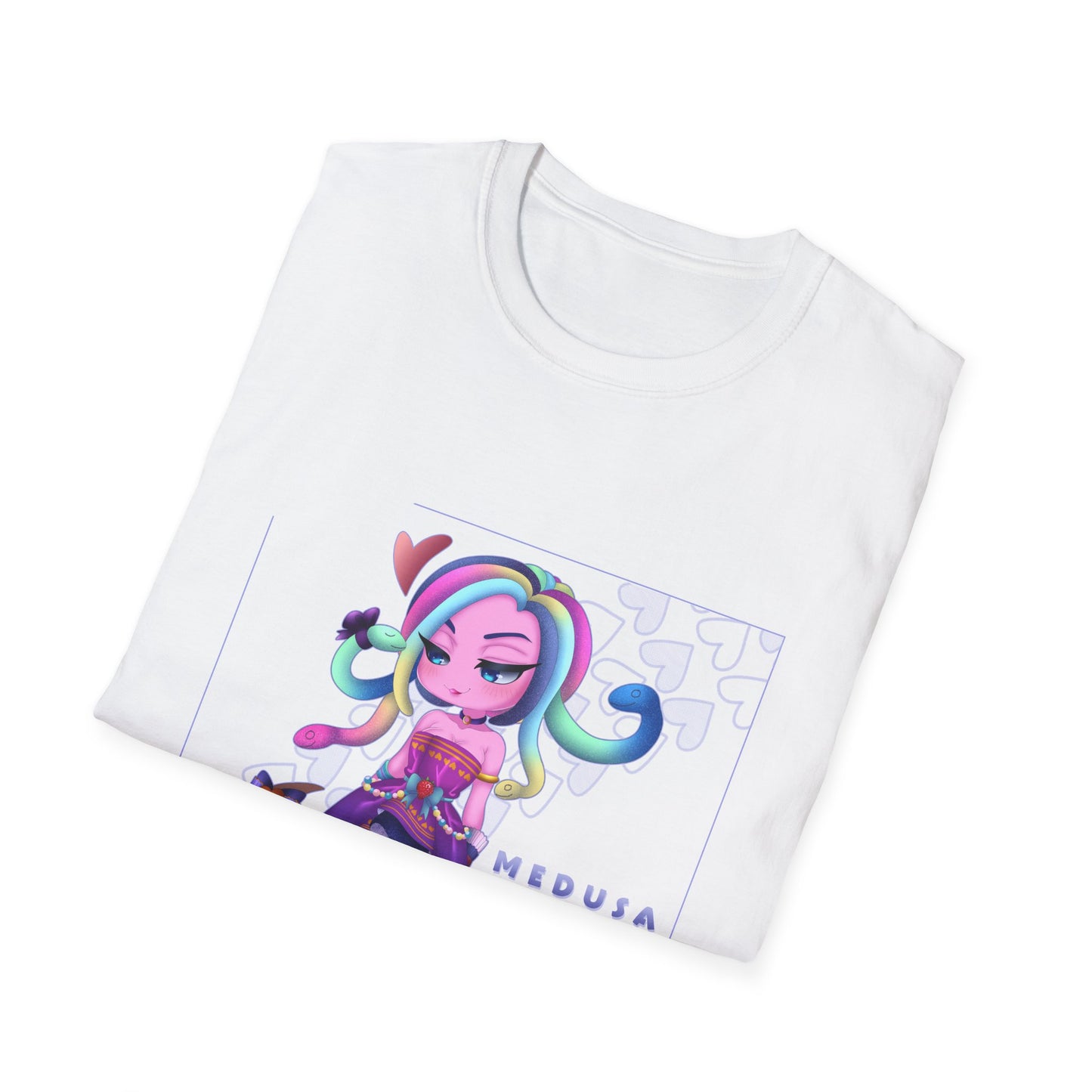 ✨Unisex Chibi Gummy Worm Medusa T-Shirt- SMITE ✨