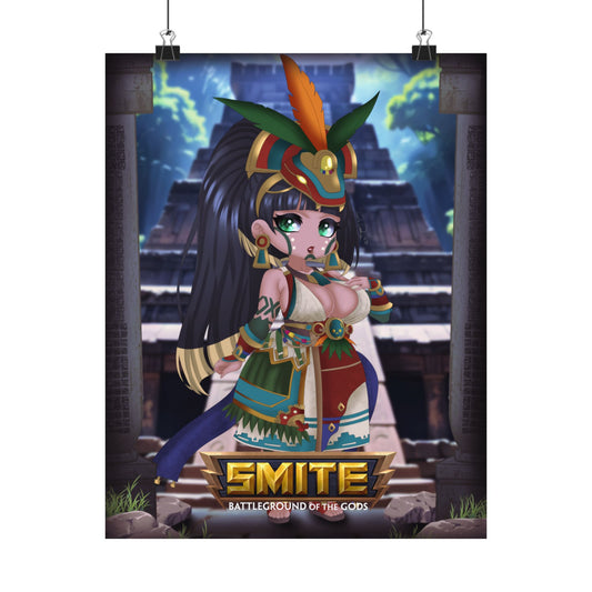 🌙 Chibi Ix Chel Poster – SMITE🌙