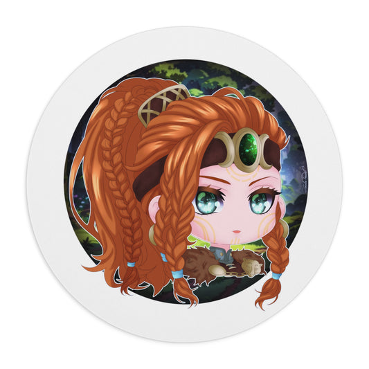 🐻 Chibi Artio Mouse Pad- Smite  🌿