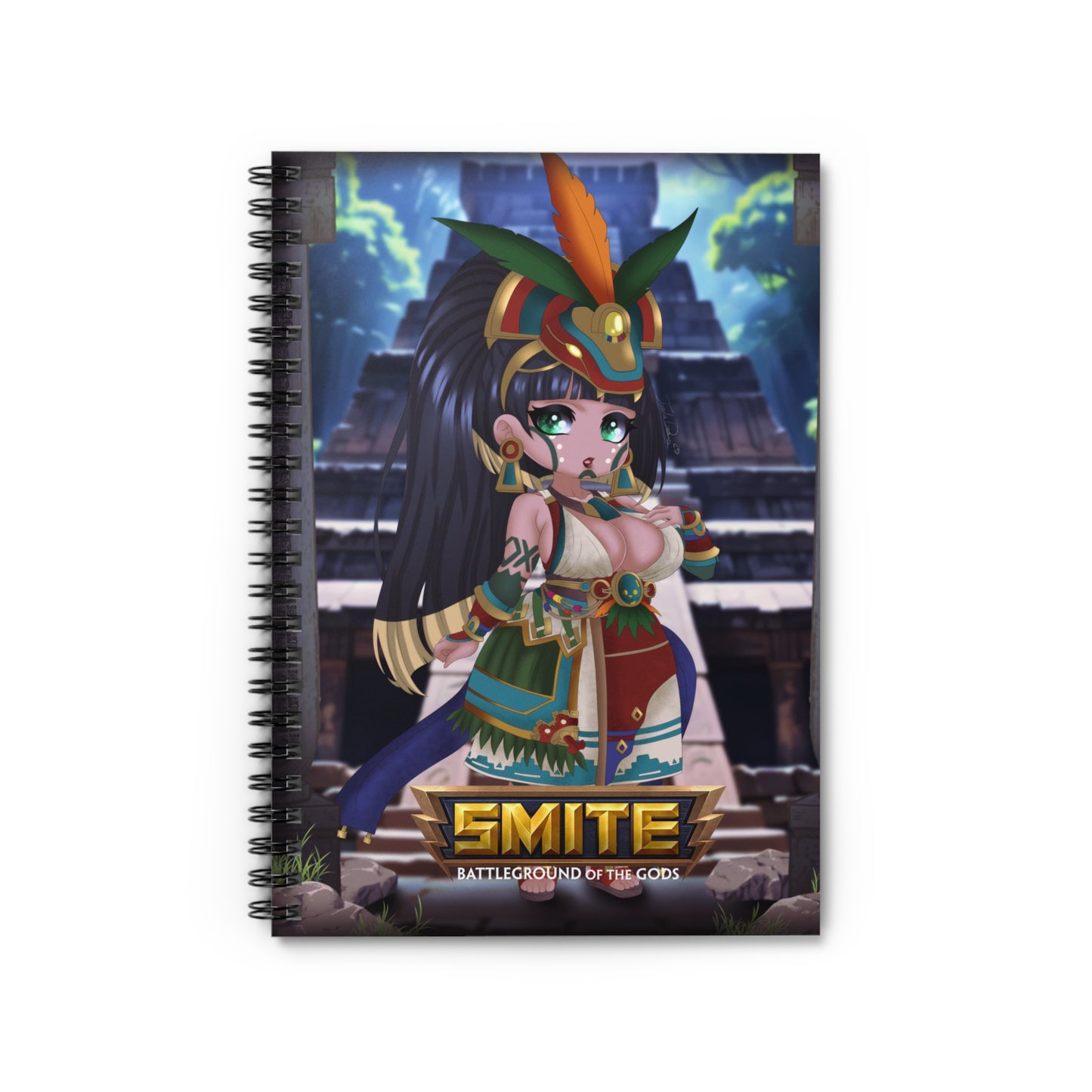 🌙 Chibi Ix Chel Notebook – SMITE🌙