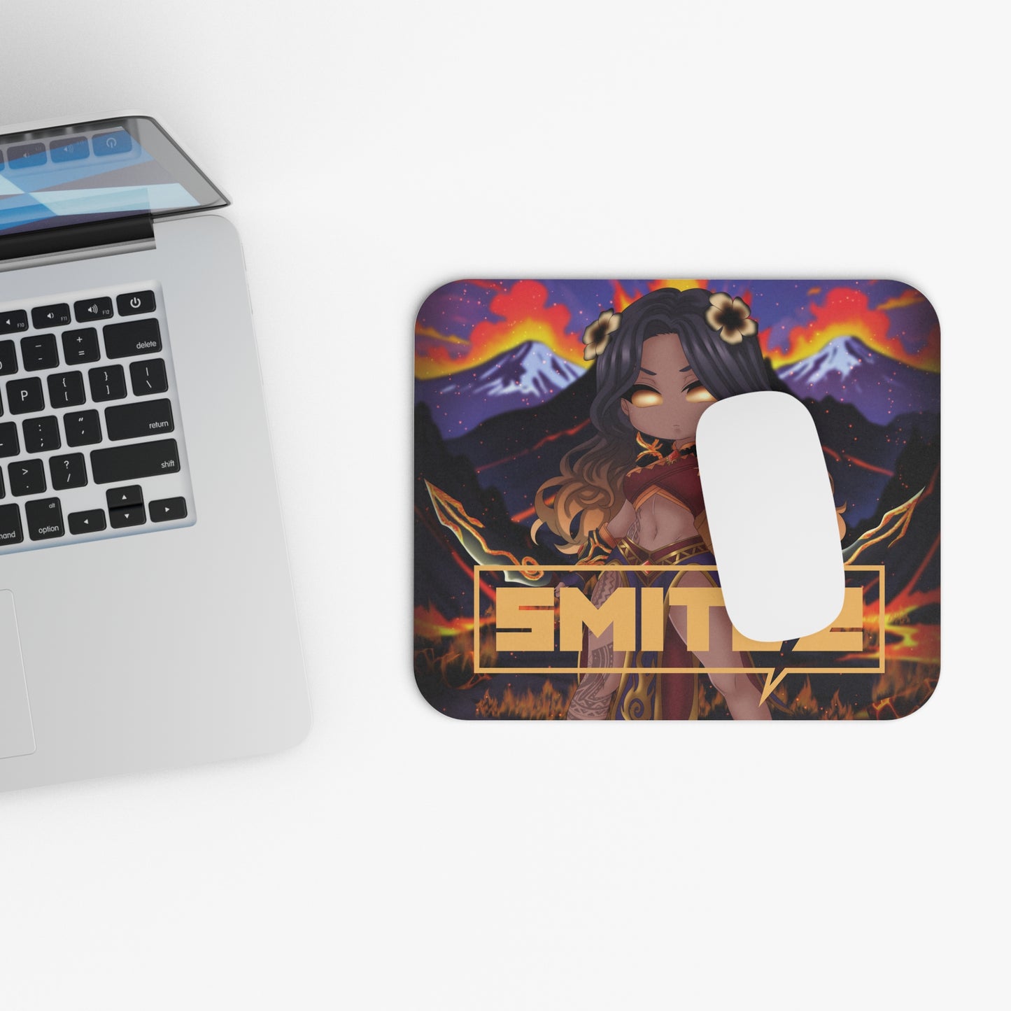 🔥 Chibi Pele Mousepad – Smite 2 🔥